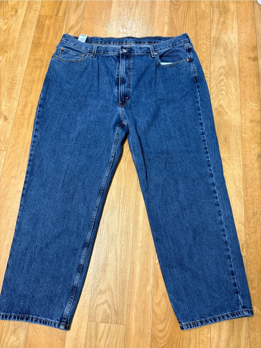 Levi's Men's Dark Blue Relaxed Fit Jeans